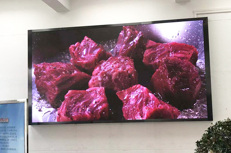 番禺祈福英語實驗學校室內PH2.0全彩LED顯示屏