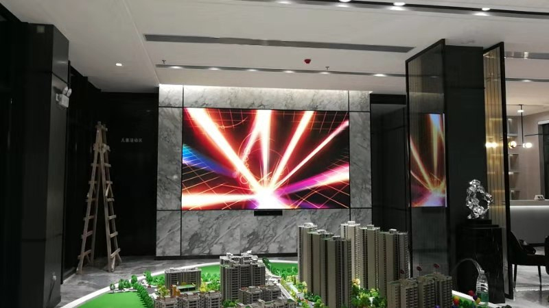 廣州順豐翠園樓盤室內高清P1.86全彩LED顯示屏